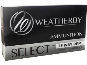 WEATHERBY 25WBY RPM 107GR HAMMER CUSTOM