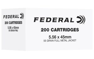 FED 5.56NATO 55GR FMJ 200/1000