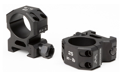 SIG BUCKMSTRS RINGS 1" ALUM MED BLK