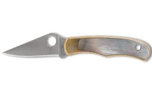 SPYDERCO BUG 1.25" NICK/SILV ABALONE