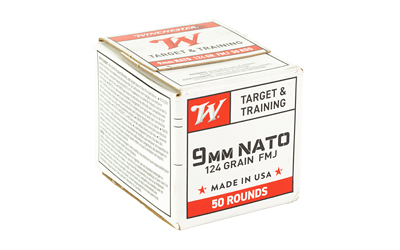WIN USA 9MM NATO 124GR FMJ 50/1000 - Image 2