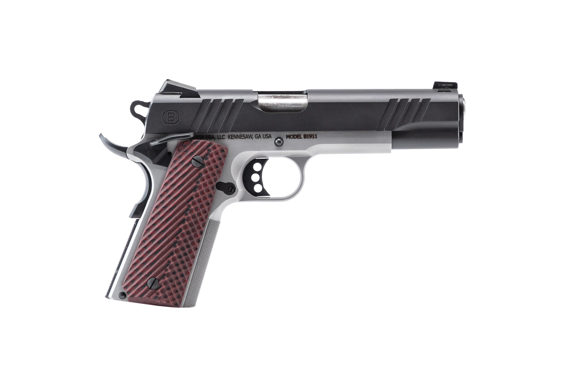 BERSA 1911 45ACP 5" BLK/SS 8+1